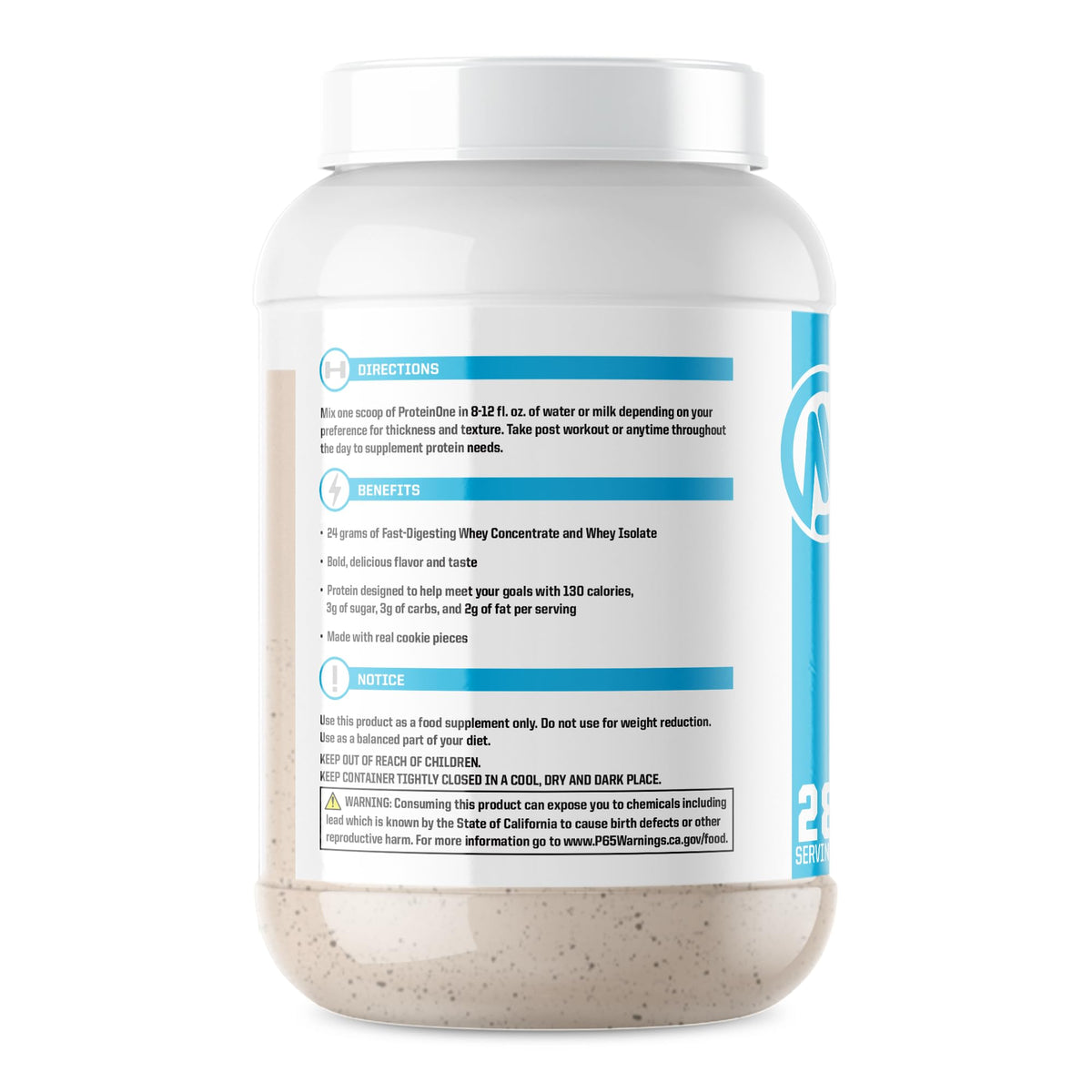 NutraOne ProteinOne Whey Protein Powder