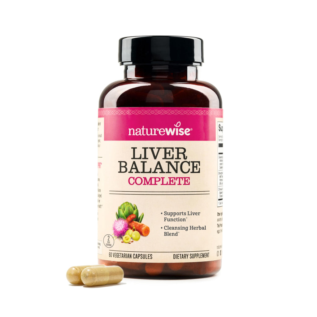 NatureWise Liver Balance Detox Supplement - 60 Capsules