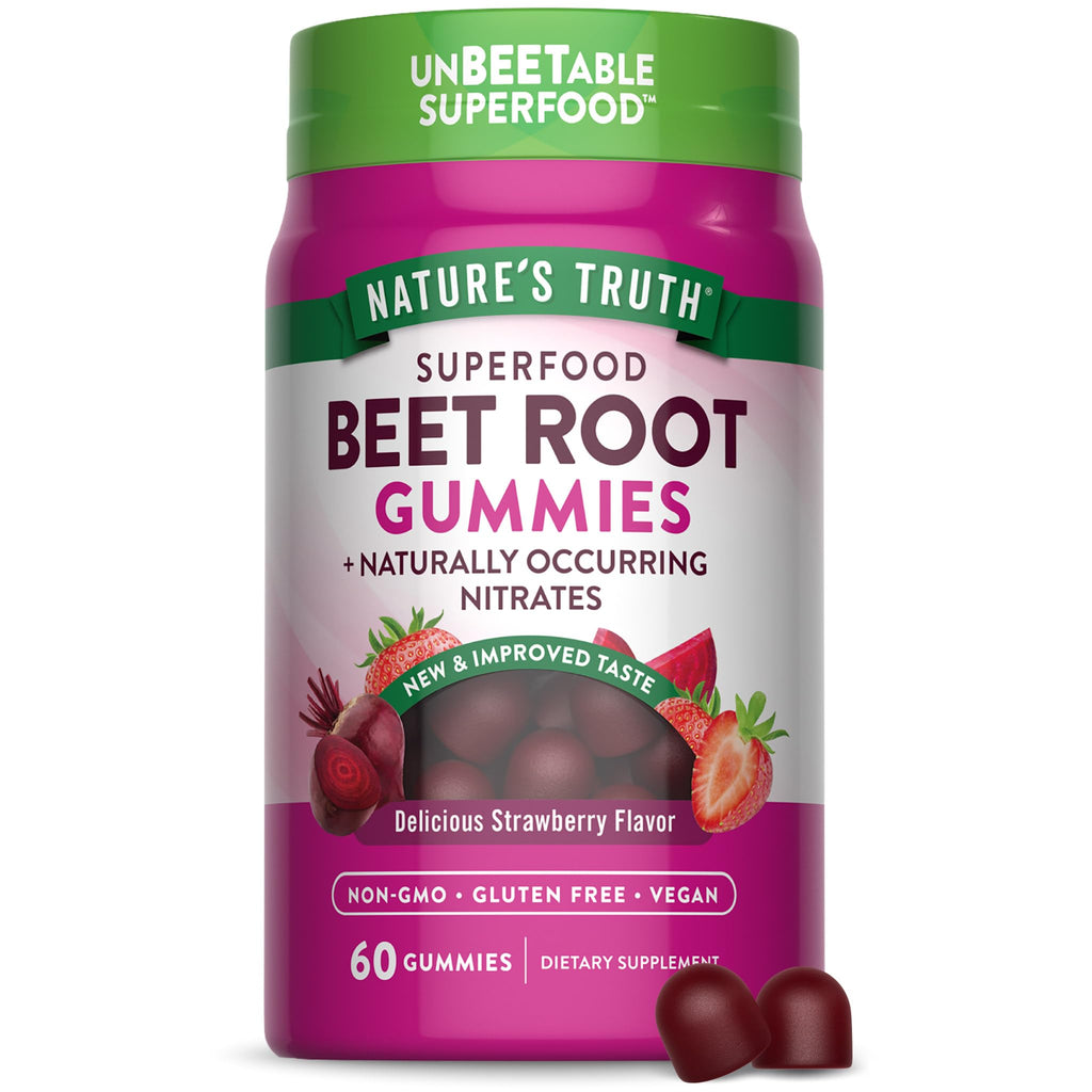 Nature's Truth Beet Root Gummies - 60 Count