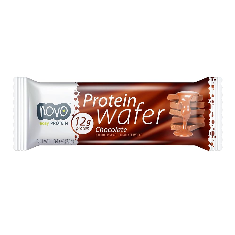 SNOVO Novo Protein Energy Wafer Bar Chocolate - 12 Pack - image 4