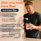 DRFOSTER Soluble Fiber Supplement Powder Unflavored - 70 Servings - image 3