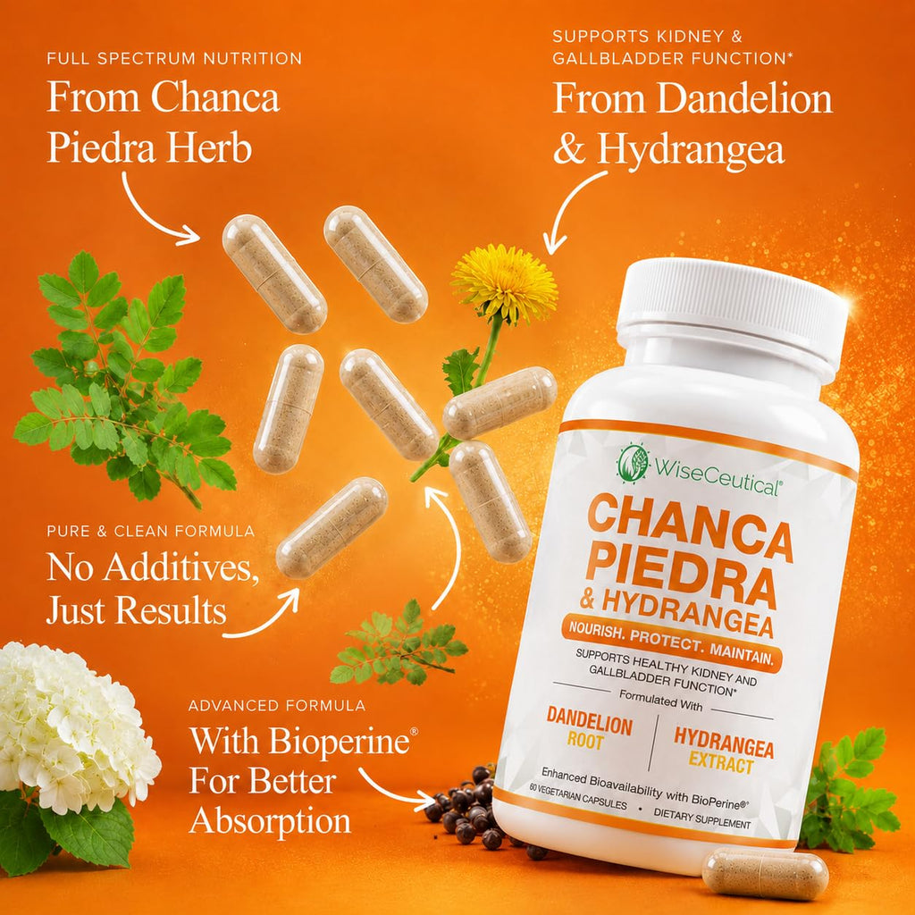 Wiseceutical Max Strength Chanca Piedra Kidney & Gallbladder Formula - image 3