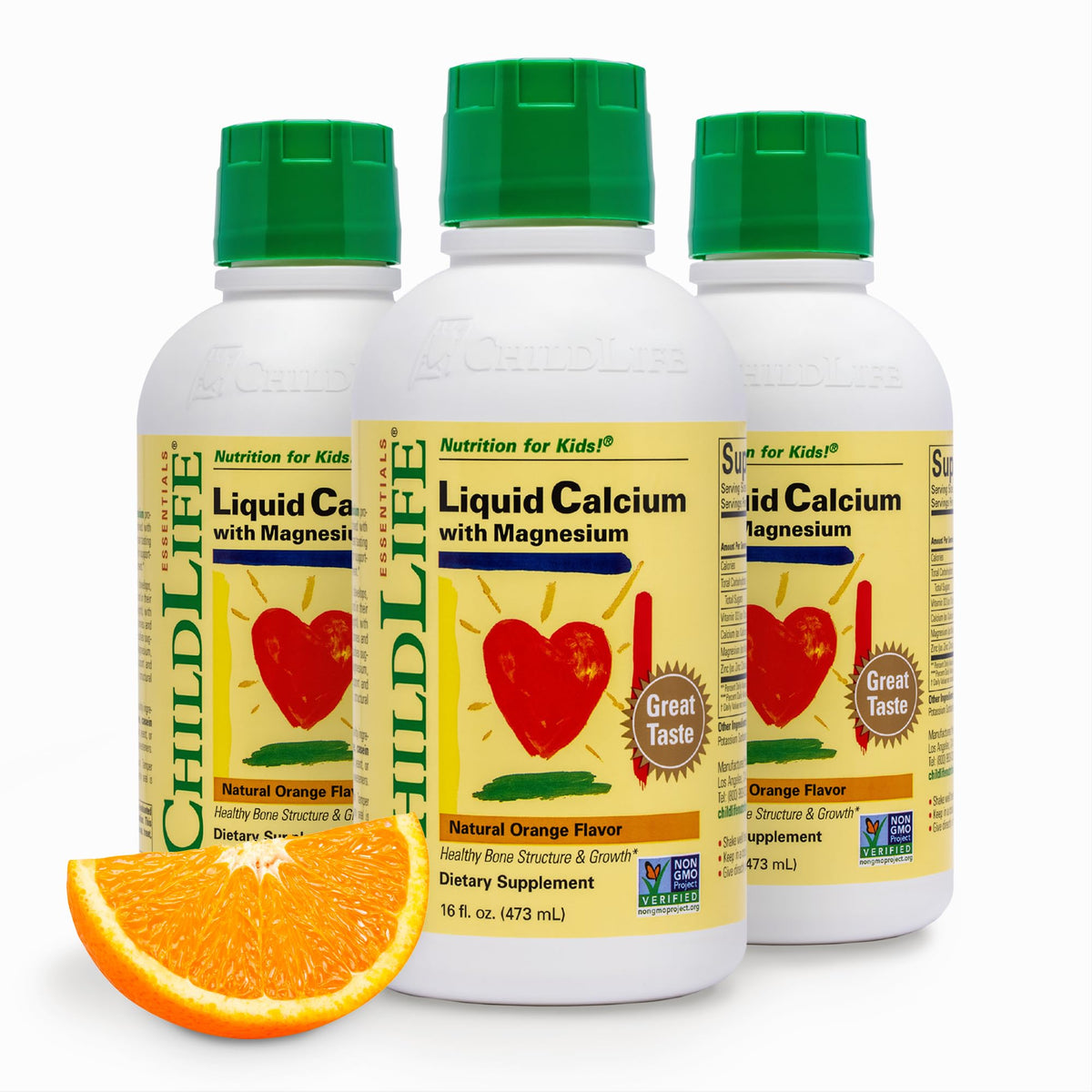 CHILDLIFE ESSENTIALS Liquid Calcium Supplement for Kids