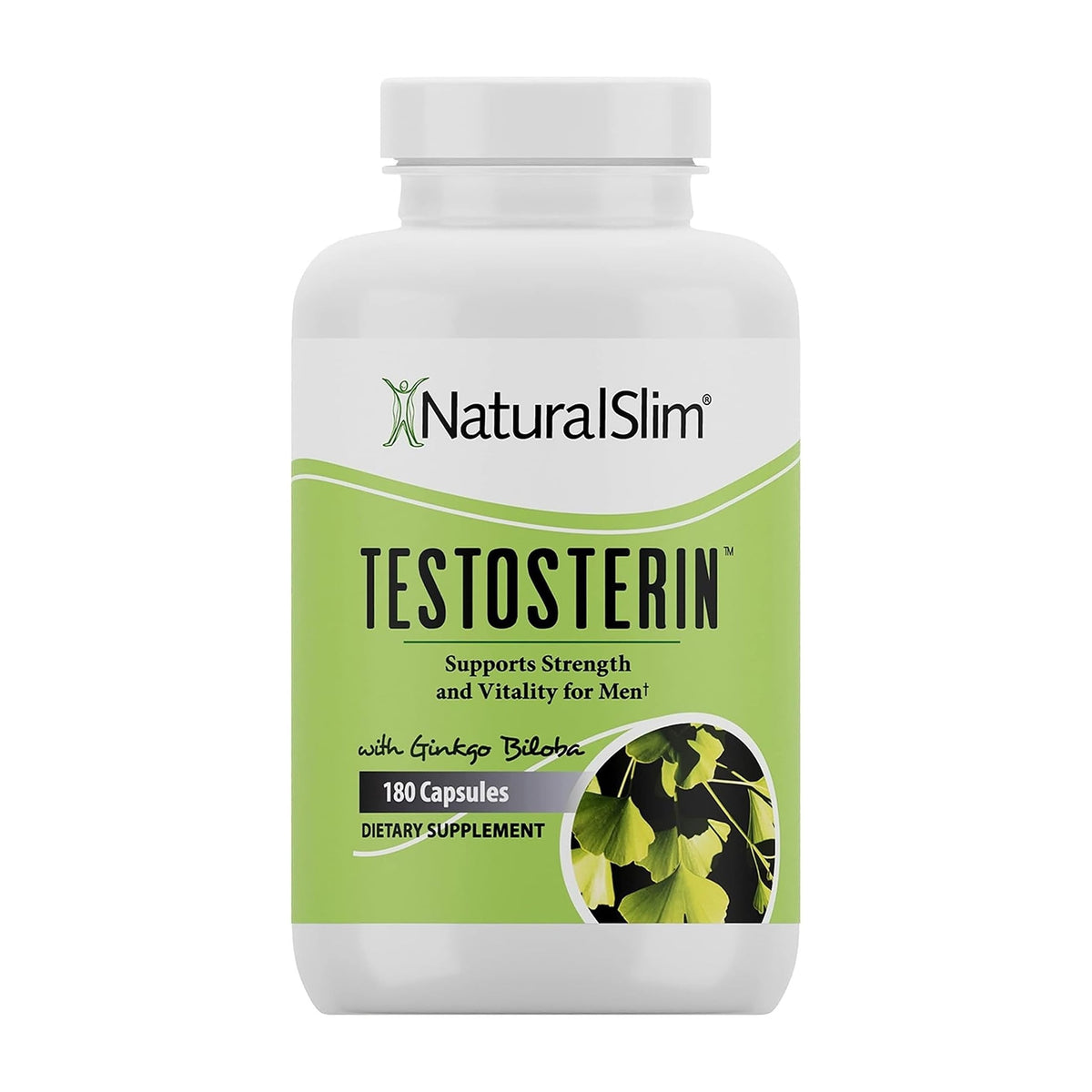 NaturalSlim Testosterin Testosterone Support - 180 Capsules