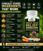 Green Valley Naturals Triple Joint Relief Gold - 120 Capsules - image 5