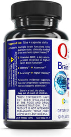 Quantum Nutrition Labs Brain Prodigy Memory Support - 120 Vegetarian Capsules - image 3