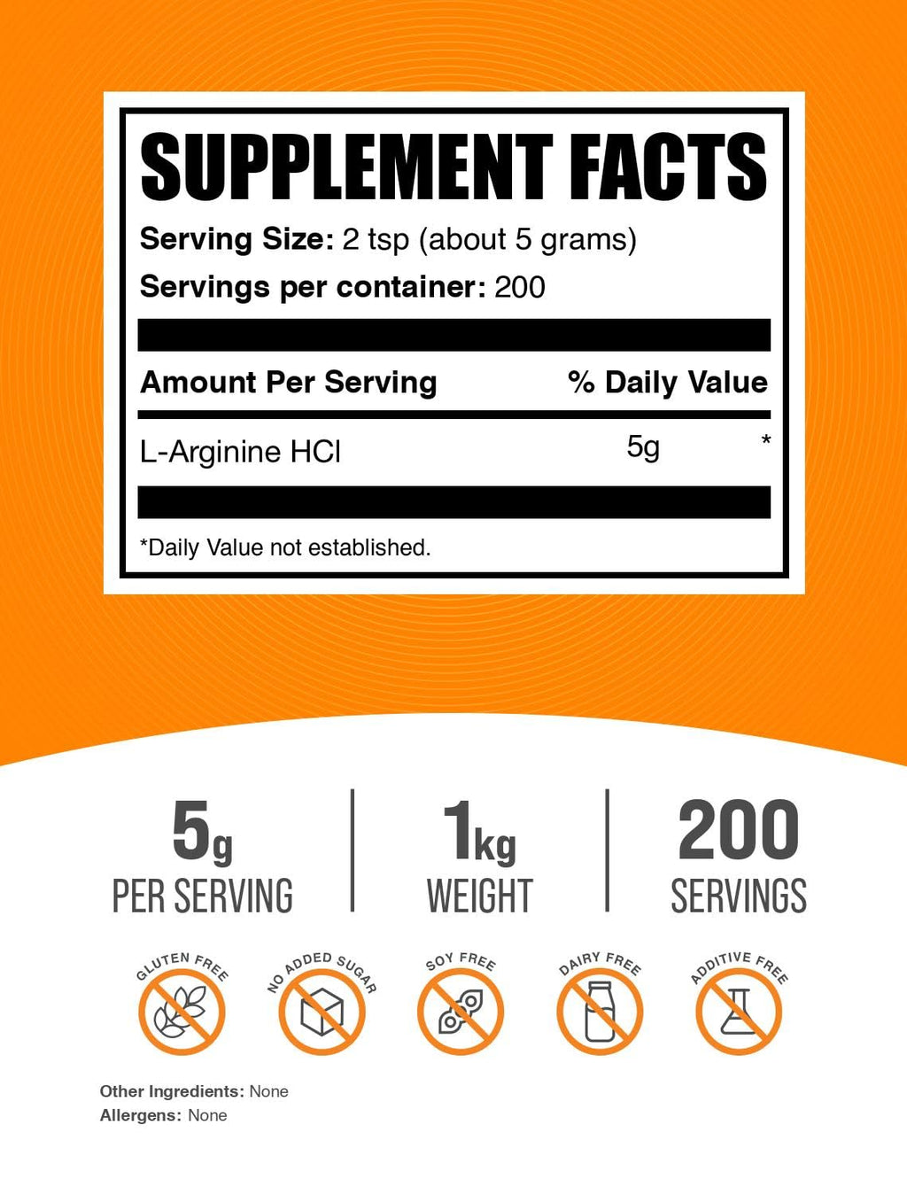 BulkSupplements.com L-Arginine HCL Powder