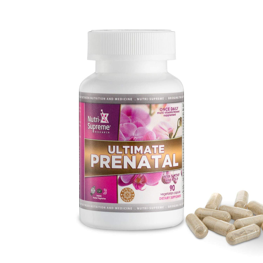 Nutri Supreme Ultimate Prenatal Vitamins - 90 Vegetarian Capsules