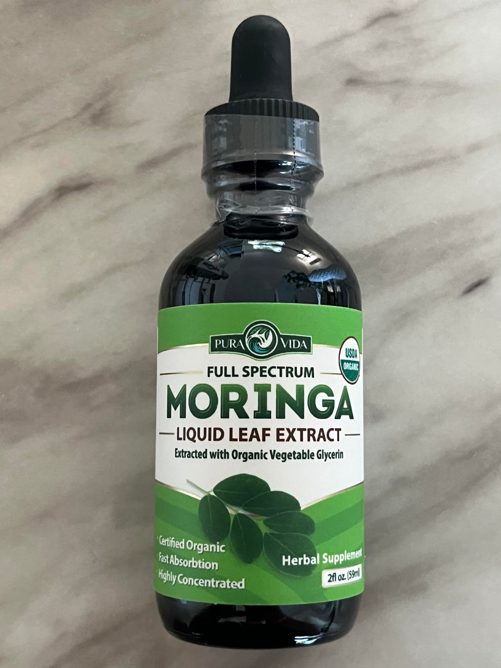 PURA VIDA MORINGA Leaf Extract Liquid Drops - 2 Fl Oz - image 11