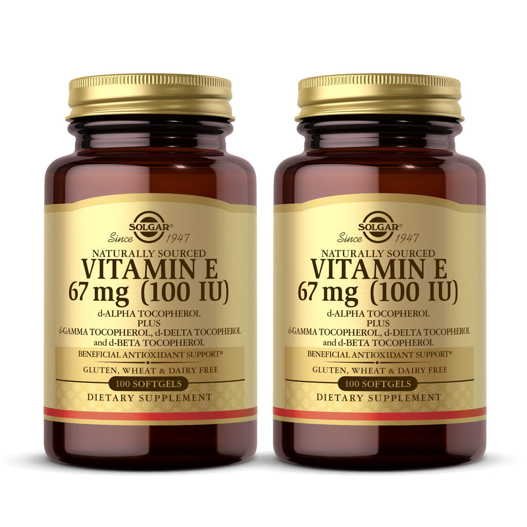 Solgar Vitamin E 100 IU Antioxidant Support - 200 Softgels