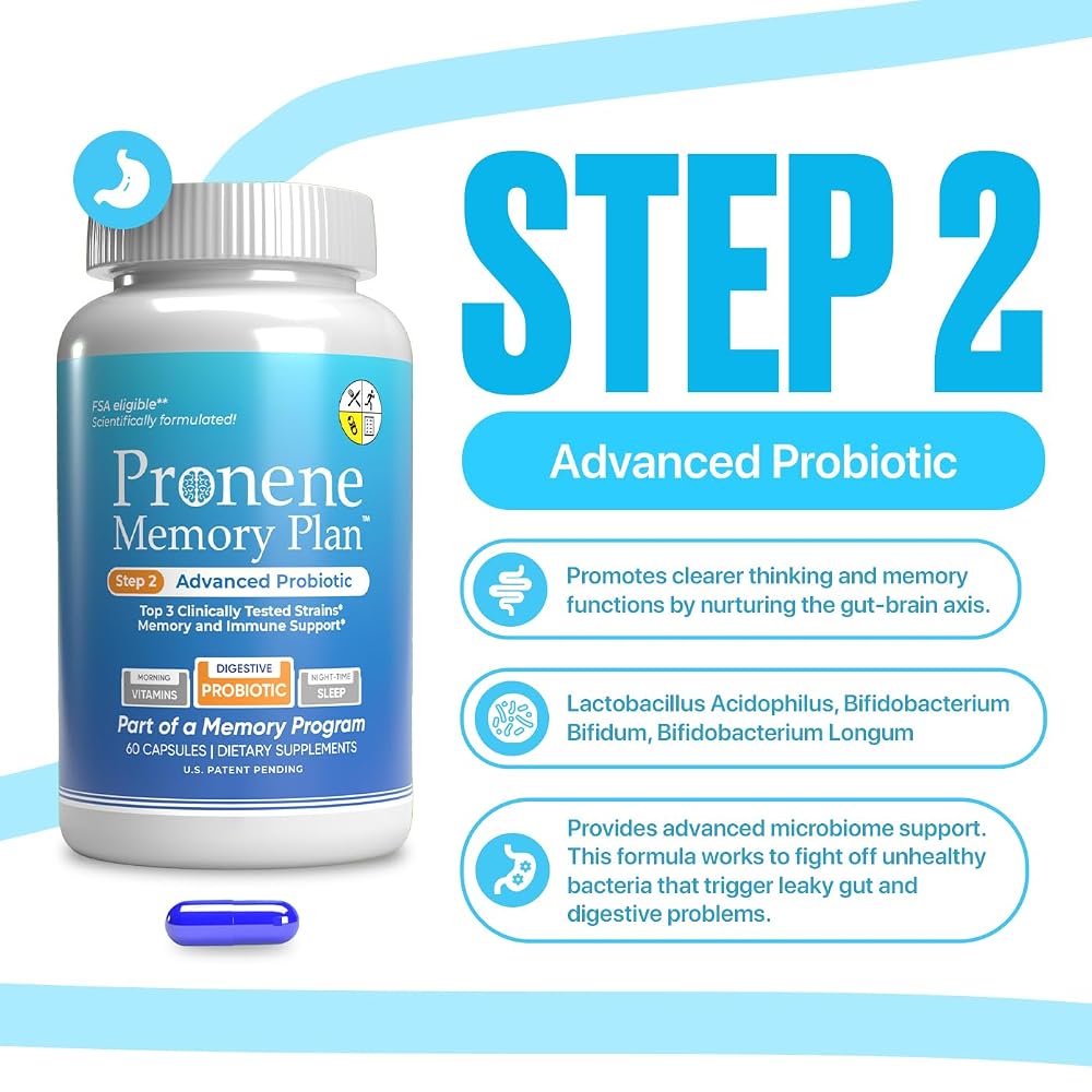 Pronene Memory Plan 3-Pack Brain Support & Sleep - 180 Capsules - image 3