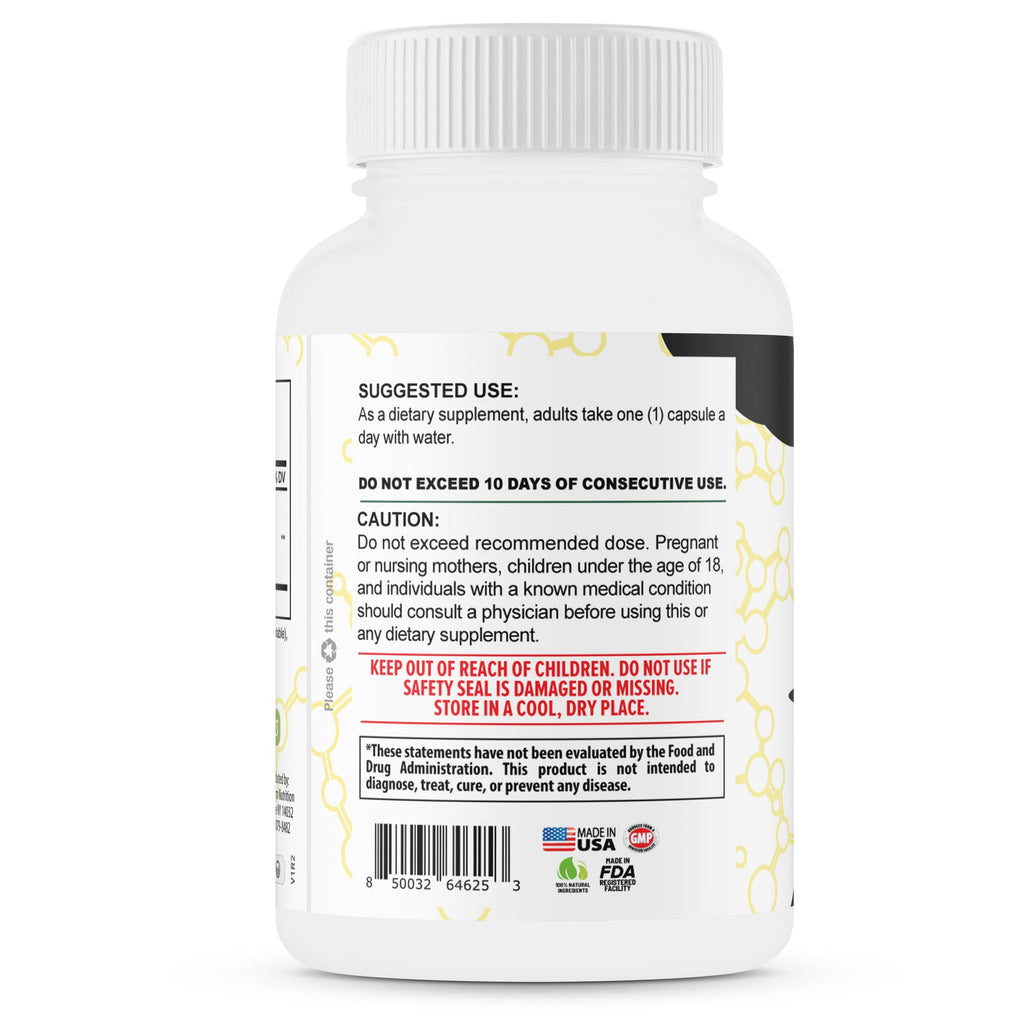 TerraForm Nutrition Potassium Iodide 65mg Thyroid Support - 60 Capsules - image 3