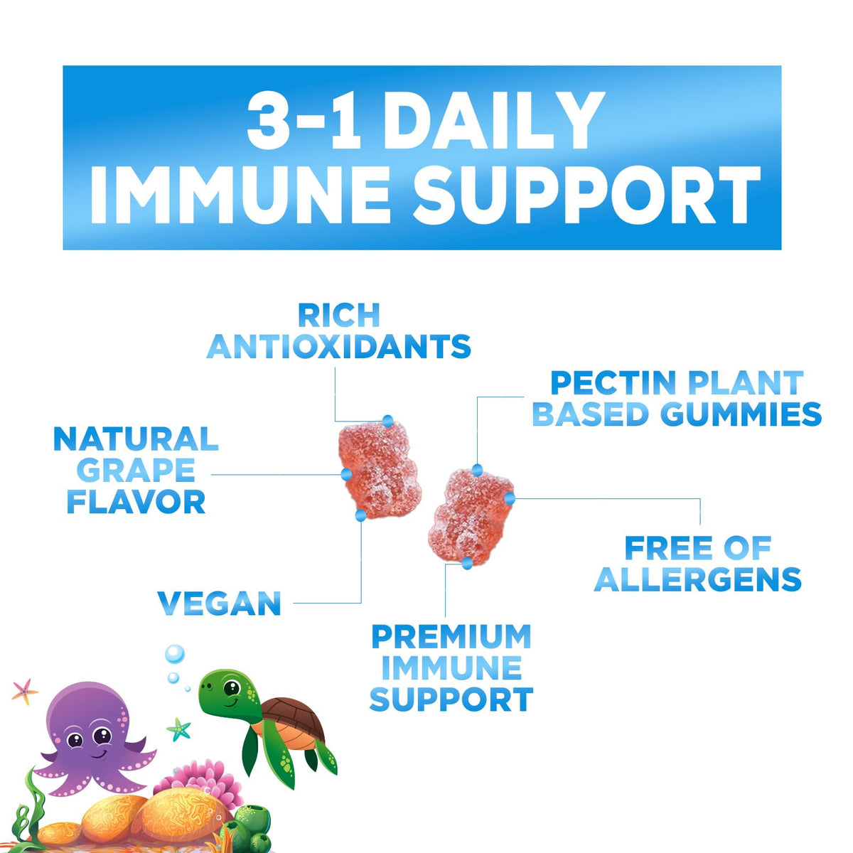 Nature's Nutrition Kids Immune Support Gummies - 90 Gummies - image 7