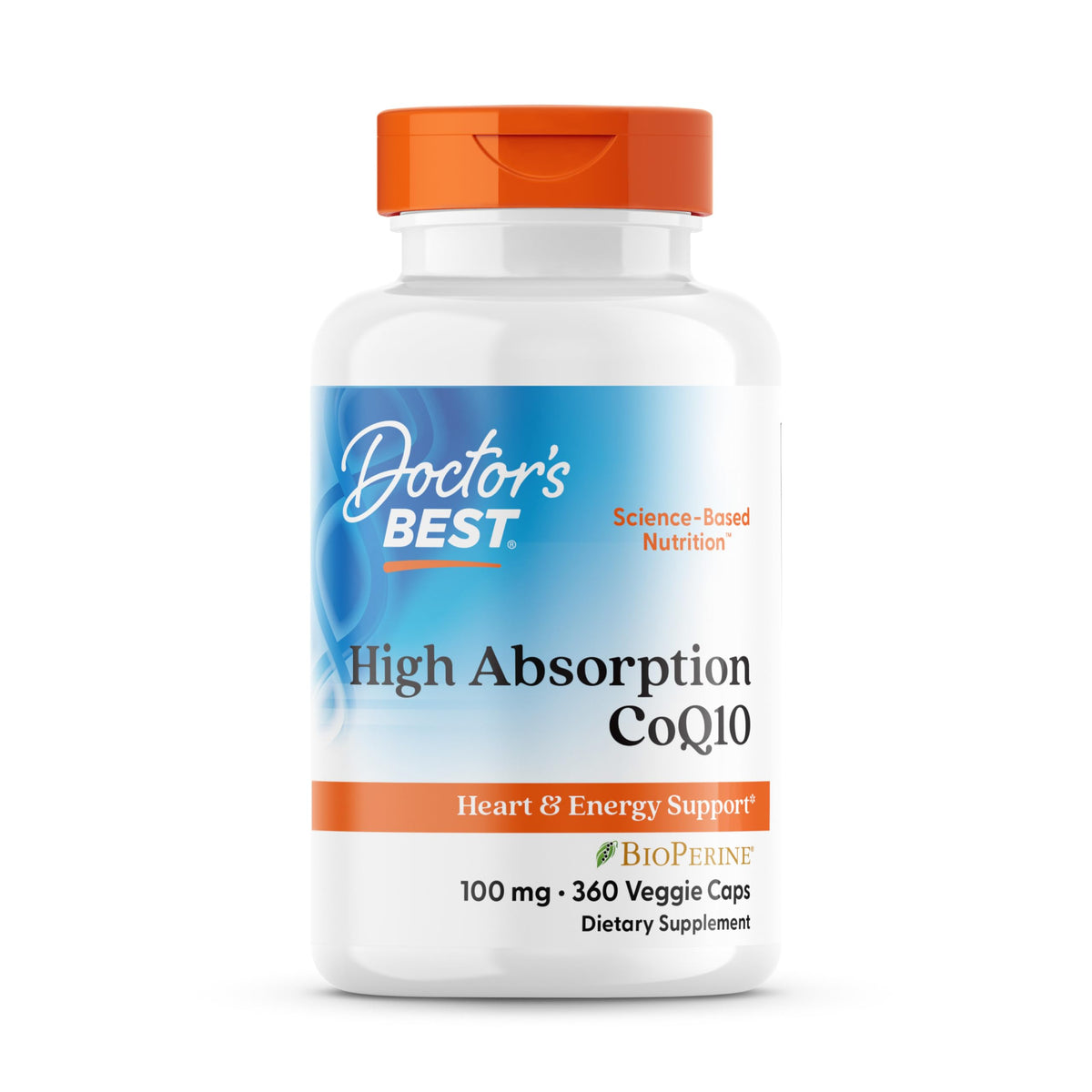 Doctor's BEST High Absorption CoQ10 100mg with BioPerine