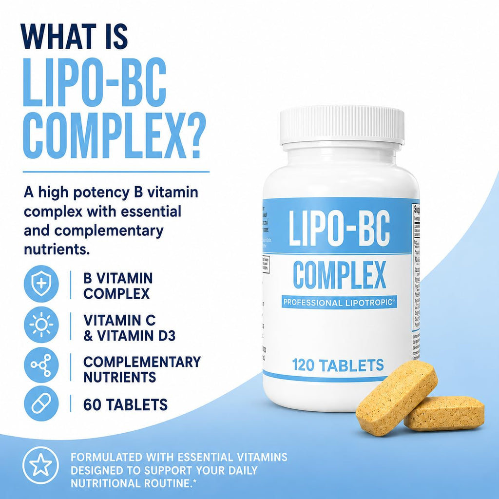 ES Global Brands Legere Lipo-BC B-Complex for Energy - 120 Tablets - image 2
