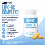 ES Global Brands Legere Lipo-BC B-Complex for Energy - 120 Tablets - image 2