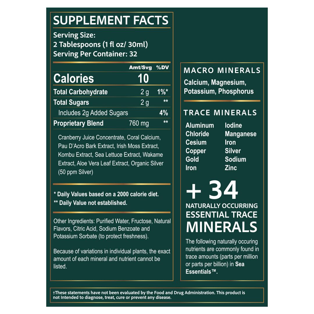 Wellgenix Sea Essentials Liquid Trace Minerals - 32 Fl Oz - image 8