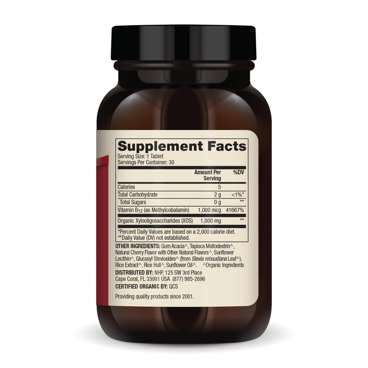 Dr. Mercola Organic Chewable Vitamin B12 Methylcobalamin - 30 Tablets - image 2