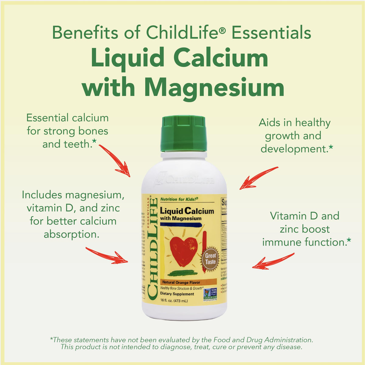 ChildLife Essentials Liquid Calcium Supplement for Kids - 16 fl oz - image 5