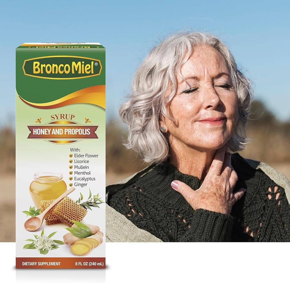 BroncoMiel Honey Propolis & Elderflower Syrup Immune Support - 8 fl oz - image 9