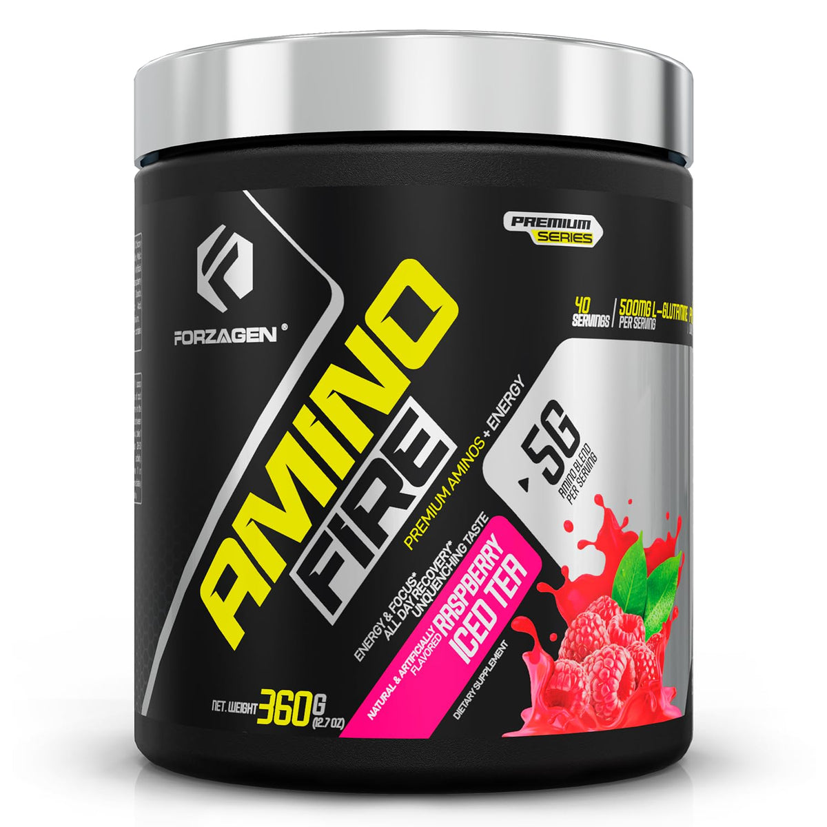 Forzagen Amino Fire 40 Servings, Energy Blend with BCAAS