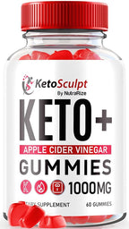 NutraRize Ketosculpt Keto+ACV Gummies for Weight Loss Support - 60 Gummies