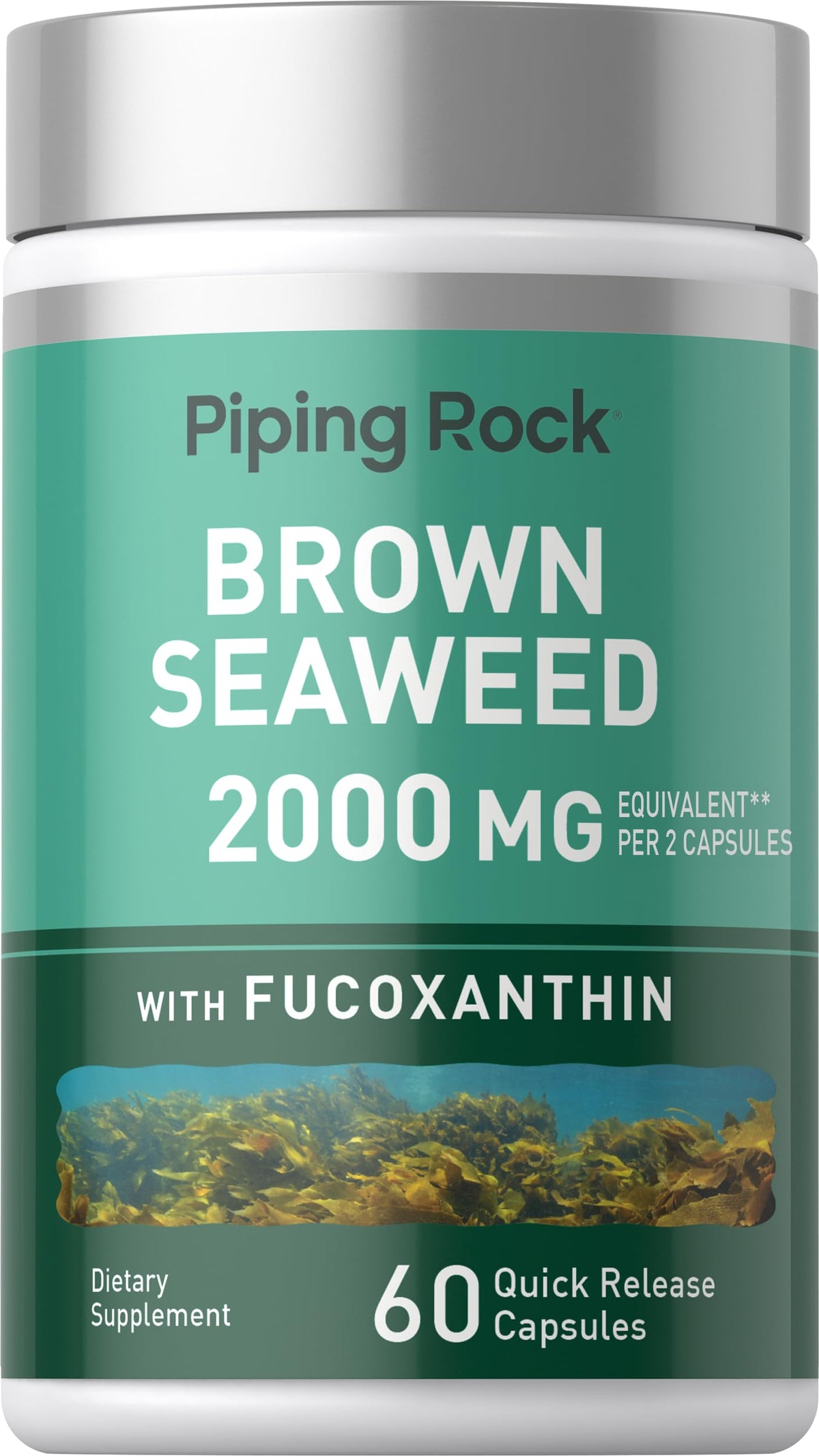 Piping Rock Brown Seaweed Capsules - 60 Count