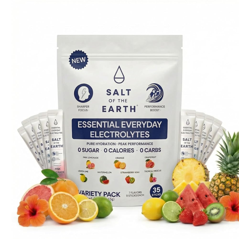 Salt of the Earth Premium Zero-Sugar Electrolyte - Made with Pink