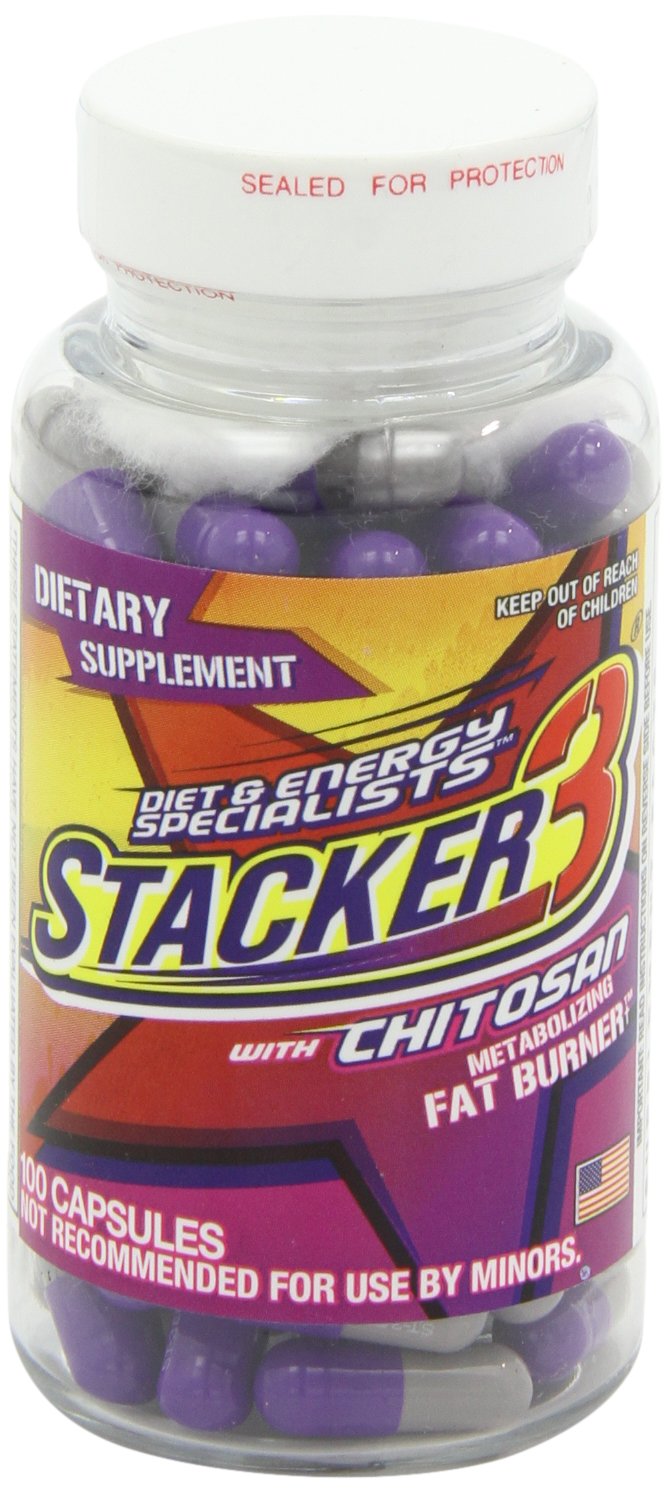 Stacker 2 Stacker 3 Fat Burner with Chitosan - 100 Capsules - image 7