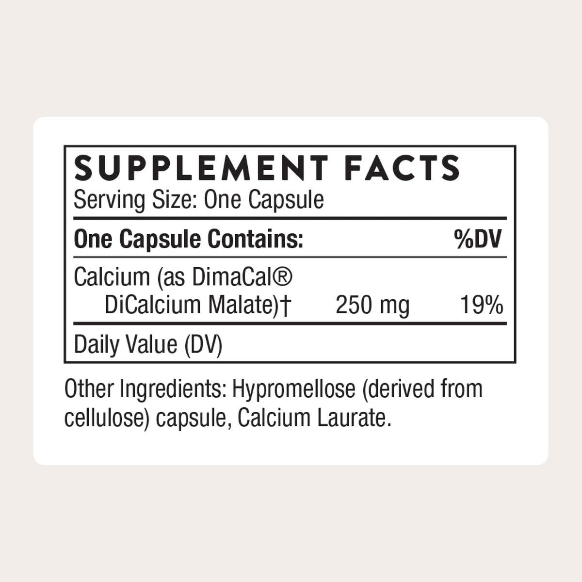 THORNE Calcium DiCalcium Malate Supplement - 120 Capsules - image 2