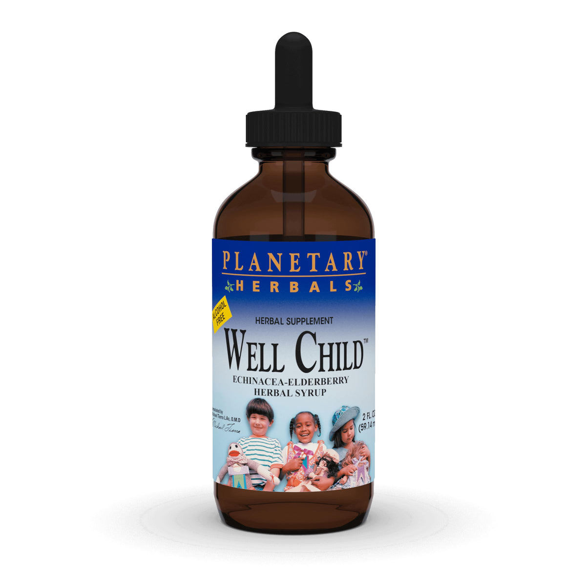 Planetary Herbals Well Child Echinacea-Elderberry Syrup - 2 Fl Oz