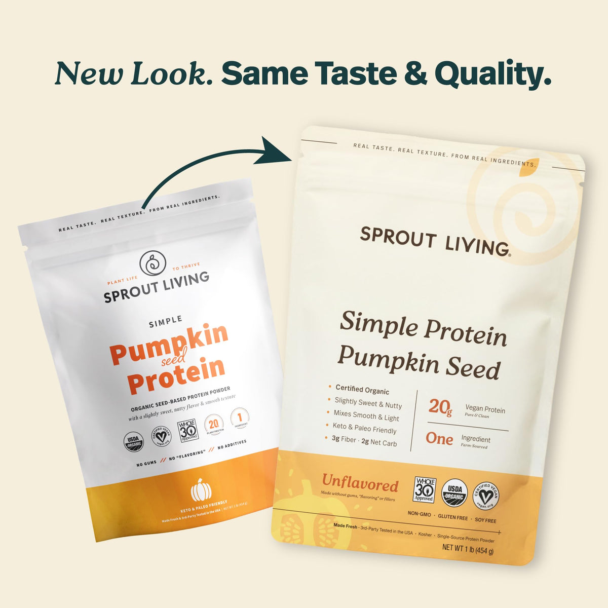 Sprout Living, Simple Protein, Organic Plant Protein Powder
