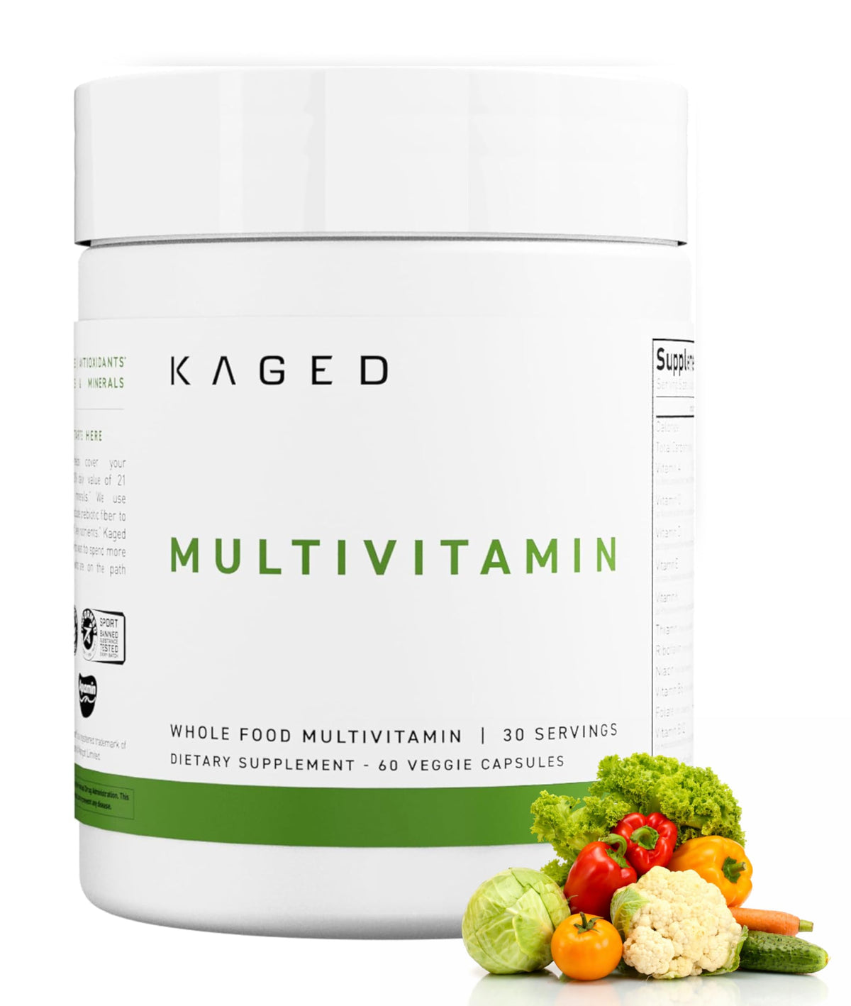 Kaged Multivitamin Capsules - 60 Capsules