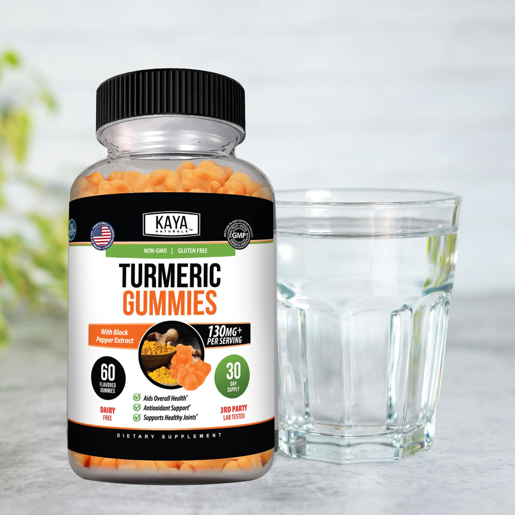 Kaya Naturals Turmeric Supplements Gummies
