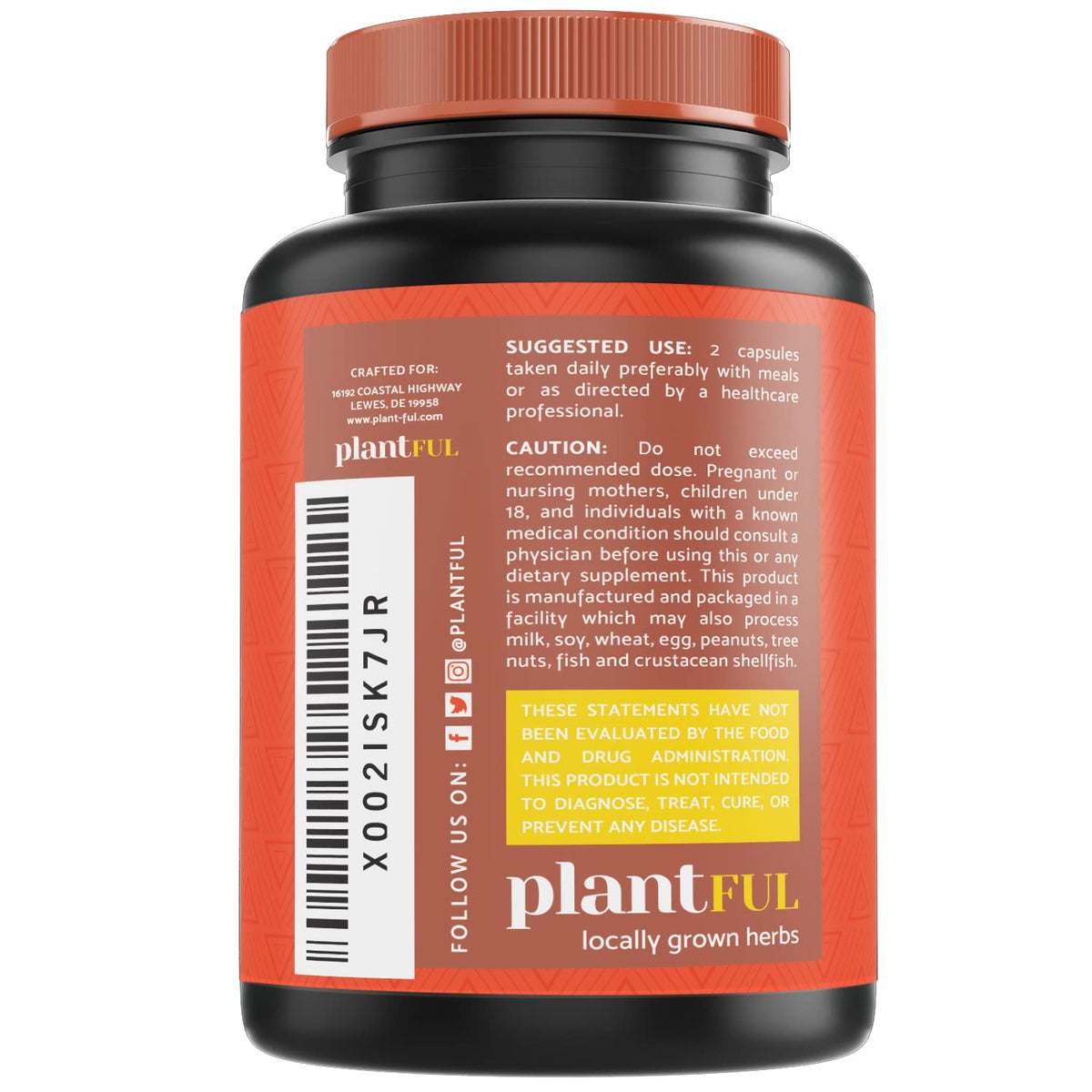 PLANTFUL RESEARCH Thyroid Support Complex for Energy & Metabolism - 60 Capsules - image 3