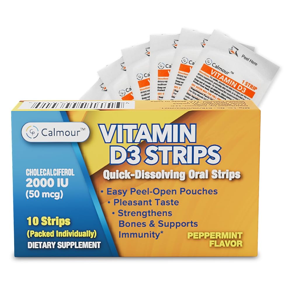 CALMOUR Vitamin D3 Strips