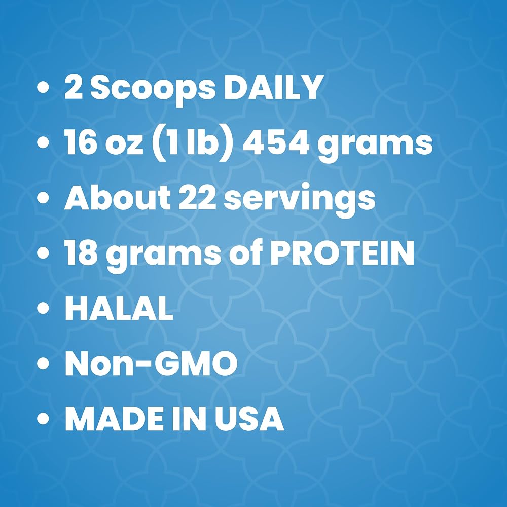 Iman Vitamins Halal Collagen Peptides Powder - 1 lb - image 6