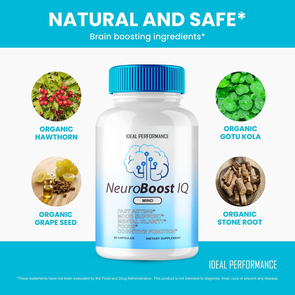 IDEAL PERFORMANCE Neuro Boost IQ Brain Supplement - 60 Capsules - image 5