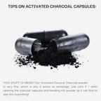 Schizandu Activated Coconut Charcoal Capsules- Supports Health - Vegan