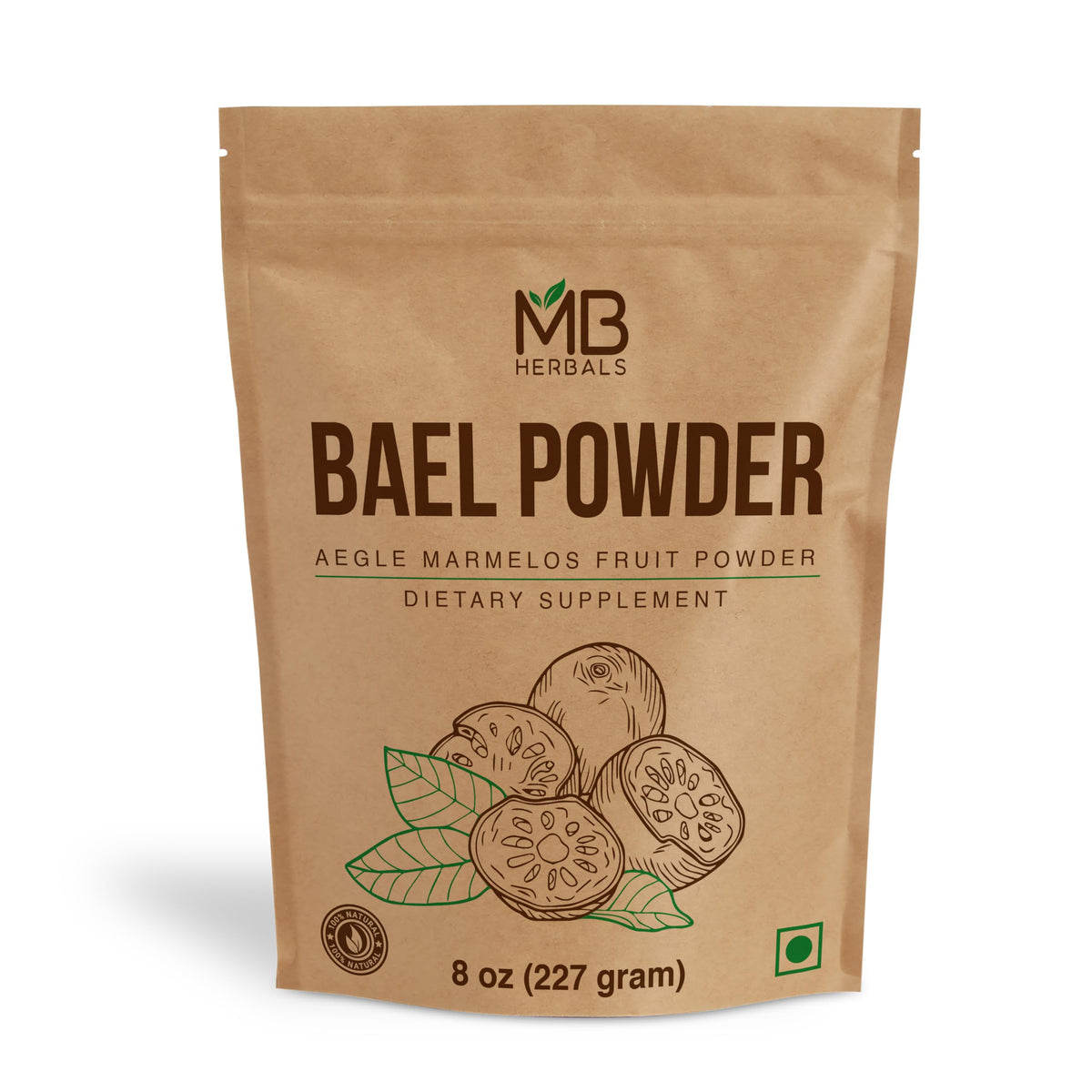 MB Herbals Bael Powder - 8 oz