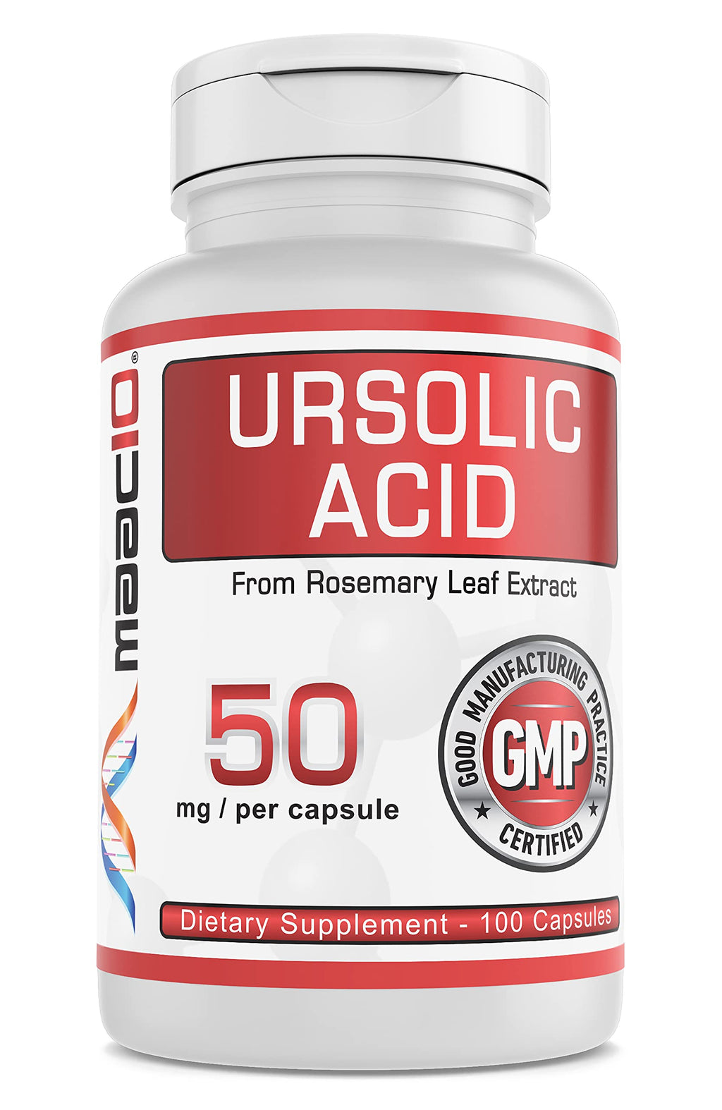 MAAC10 Ursolic Acid 50mg - 100 Capsules