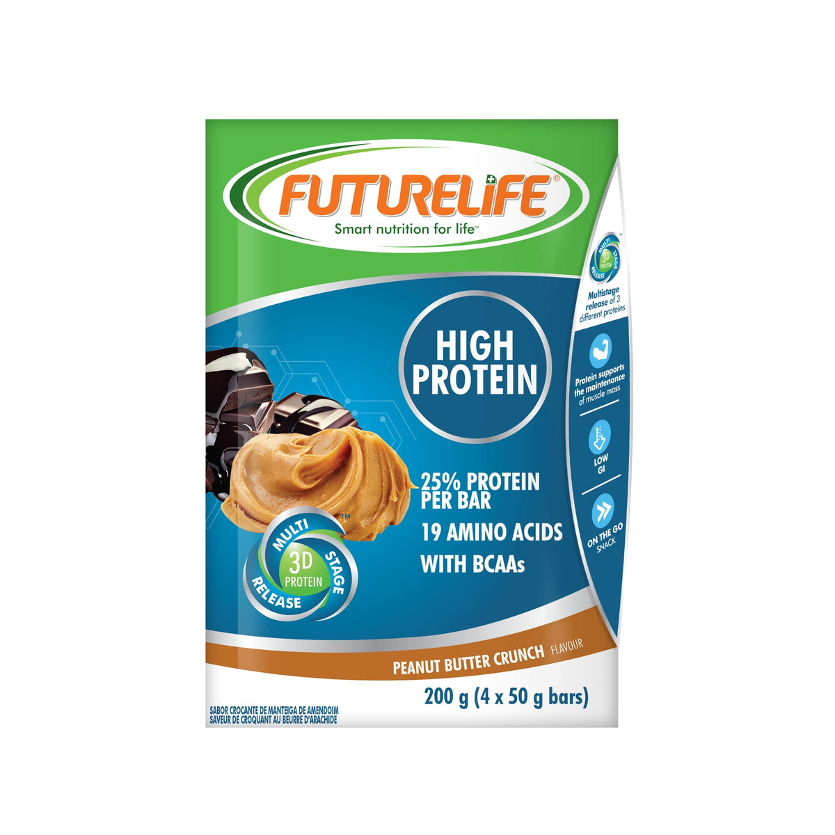 Future Life Smart Bars High Protein Peanut Butter - 4 Bars