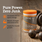 swiig Micronized Creatine Monohydrate Powder - 90 Servings - image 2