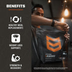MTN OPS Ammo Meal Replacement Protein Powder Peanut Butter Chocolate - 30 oz - image 4