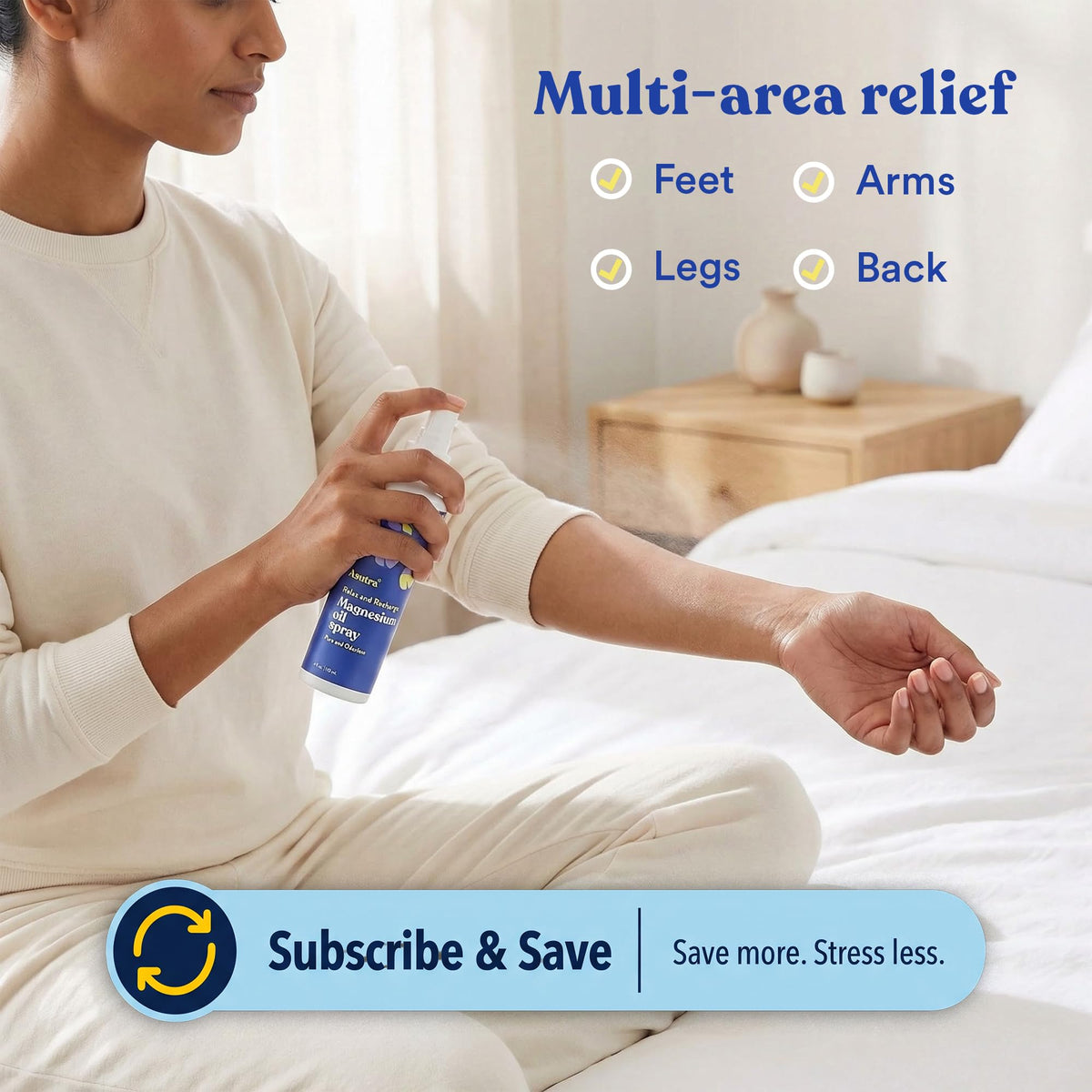 ASUTRA Zechstein Pure Magnesium Oil Spray for Sleep - 4 Fl Oz - image 5