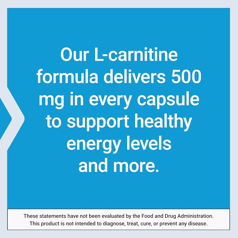Life Extension L-Carnitine 500 mg Energy Supplement - 60 Capsules - image 5