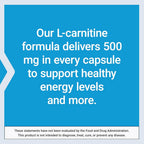 Life Extension L-Carnitine 500 mg Energy Supplement - 60 Capsules - image 5