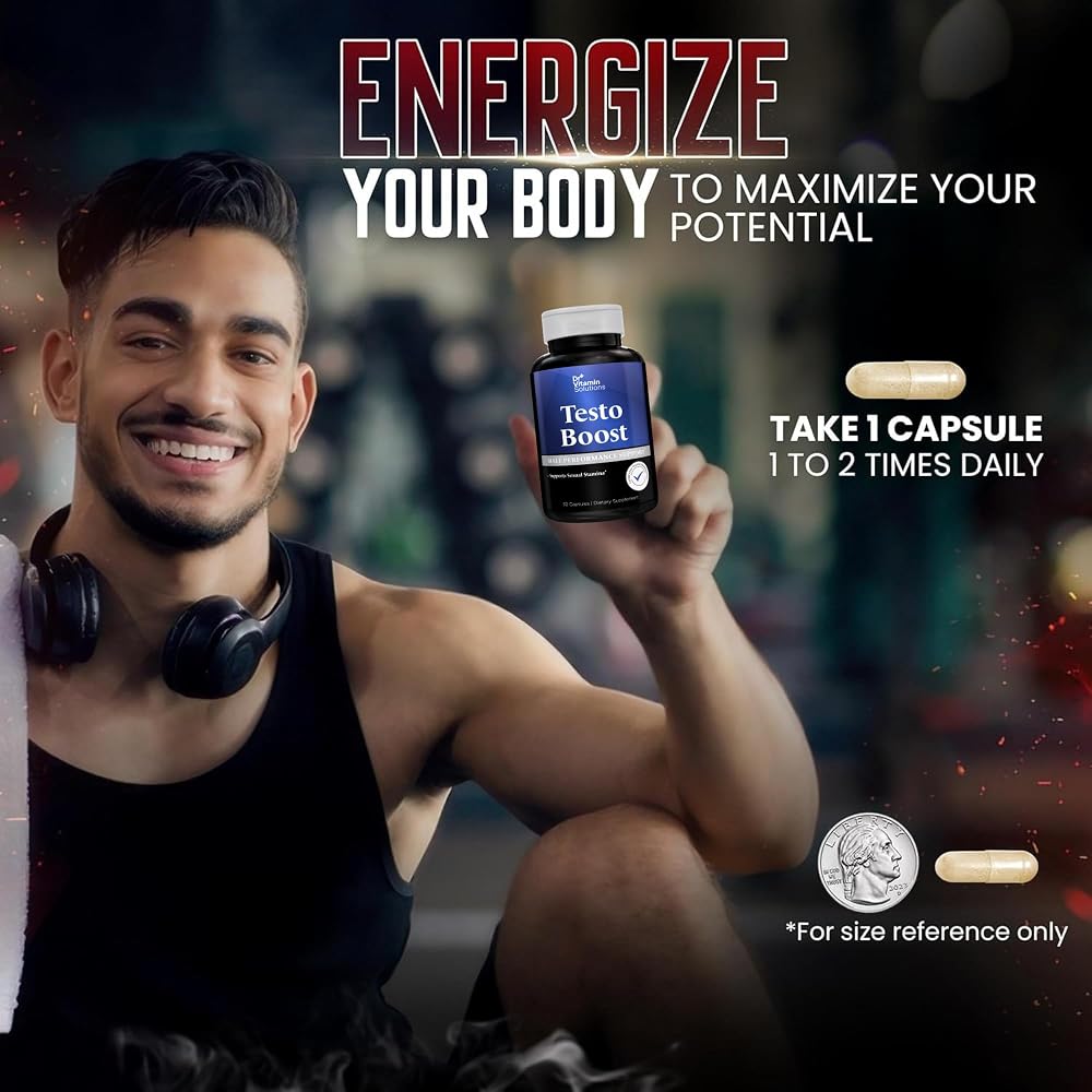 DR VITAMIN SOLUTIONS Testosterone Booster for Men - Tongkat Ali