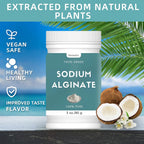 Hznxolrc Sodium Alginate Powder Food Grade - 3 oz - image 2