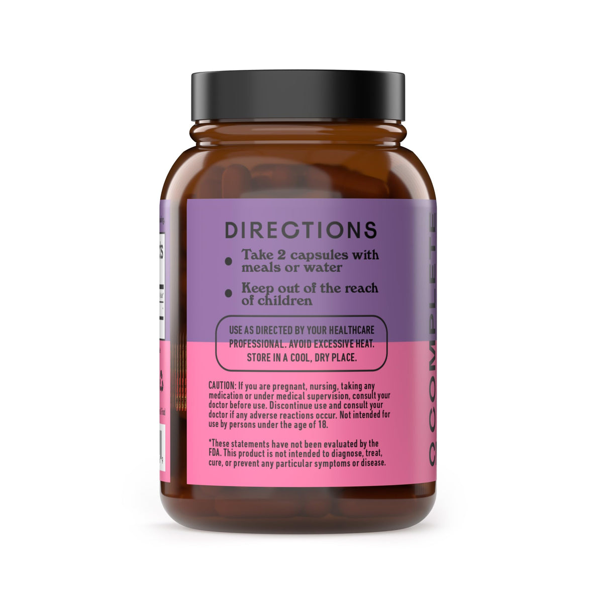 Complete Natural Products Elderberry Capsules 570mg - 100 Capsules - image 2